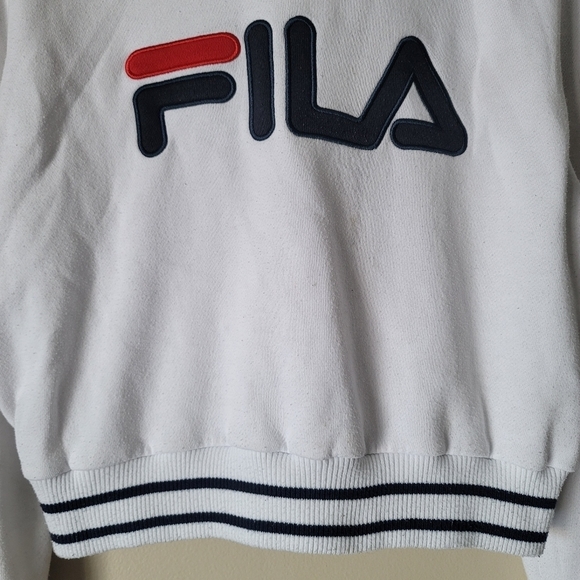 FILA Rosemary Hoodie White Size Medium - Picture 6 of 10